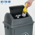 铂特体 垃圾分类垃圾桶摇盖垃圾桶环卫小区街道垃圾桶带盖卫生桶环卫桶 灰色（其他垃圾）垃圾桶 10L