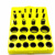 丁晴氟胶o型密封圈橡胶圈环修理盒减震耐高温油封耐磨橡皮圈防水 密封圈黄盒
