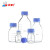 化科 精选优质 大口方形蓝盖瓶 广口玻璃试剂瓶 密封罐 500ml透明GL45单价