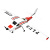 塞斯纳赛斯纳182PLUS航模固定翼教练机练习机空机遥控飞机滑翔机 ARF自装版初级左手红色象飞乐 塞斯纳182PLUS