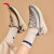 安踏（ANTA）夏季冰糖2女鞋休闲鞋季低帮透气软底跑步运动鞋官网 冷灰/芯片灰/浅米白-3 5(女35.5)