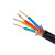 佳雁RVVP屏蔽控制线 4芯通讯通信线信号线 控制电缆 RVVP 4*2.5平方1米