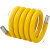 定制不锈钢管天然气管道专用金属波纹管管液化气防爆软管 3分10米黄色送6套钢配件工具