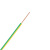 金龙羽 国标铜芯电线电缆 单芯单股硬线 BV-1平方 100米/卷 黄绿双色