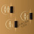 定制卫生间指示牌男女厕所标志牌带灯亚克力洗手间发光标识牌定制 E-3款30X15CM接电 1x1cm