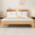 图柔 床实木床双人床单人床1.5米软包简约1.8米欧式储物床主卧大床 软包单床+10cm床垫 1.2*2米框架结构
