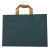 稳斯坦 WST1014 塑料包装袋（10个） 服装购物袋PE手提袋 磨砂黑 35*25+8