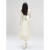 绽巢女生套装搭配潮流2024年新款韩系甜美一字领收腰时尚气质显瘦法式 连衣裙 S