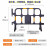 胶马护栏PVC塑料隔离栏学校加油站铁马顺路围挡栏移动PE胶马护栏 黑色胶马护栏（进口全新料