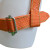 冰禹 BYsy-31 高空五点式户外高空防坠落作业绳 施工保险安全带 高空五点双绳小钩 （2米）