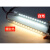 LED硬灯条220V柜台长条贴片 硬灯条220v线 暖白 超亮220VPC透明罩70m 暖白其它
