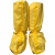 防酸碱鞋套实验室化学品液体防护靴套pvc防水防滑防滑底脚套 黄色100双1箱 均码