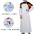 螺客岩（Locroyon）PVC围裙 防水防油食品水产厨师加厚耐酸碱耐磨 LKY-6216 白色 普通款120×90【围裙】