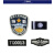 新保安服配件贴章臂章魔术贴安保胸标牌胸号特勤标志肩章七件套 保安7件套