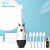 舒宁儿童大熊猫电动牙刷非充电式软毛2-3-6-12岁防水便携自动牙刷 熊猫6刷头(贈电池)