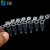 云程PCR管八连管平凸盖八连管 排管 荧光定量PCR管 云程仿进口0.2ml透明整套125条
