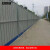 安赛瑞 彩钢围挡 工程挡板 临时隔离板建筑工地道路施工围墙防护设施2×3.13m 含1根立柱 绿色（喷塑）310117