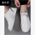 UOSU天辰飞行员冰丝皮鞋季新款小白鞋男士休闲鞋子运动板鞋潮流男鞋 白色 标准皮鞋码数 39