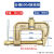 定制适用焊机专用地线夹搭铁线夹子焊机接地夹鳄鱼夹重型g型夹 500A WS500-铜杆