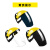 康格雅 头戴式电焊面罩 耐高温氩弧焊防护面罩 PC面屏焊接防护面具 黄顶透明面罩