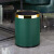 急先锋 垃圾桶创意厕所卫生间大号垃圾桶 15L金圈-莫兰迪绿