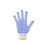 陆力安 线手套 点珠点塑胶点棉纱线手套 耐磨防滑手套 均码 12双/包 