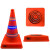 伸缩路锥 安全反光锥雪糕桶汽车交通道路应急警示路障设施可折叠 顶灯