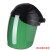 适用电焊面罩焊接工帽透气头盔 防飞溅防烤脸紫外线辐射护眼 黑顶(5号)绿屏面罩耐磨款