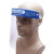 厚创 隔离面罩 防护面屏透明防护面罩一次性面罩海绵面罩防飞沫飞溅面屏 一个装 隔离面罩