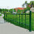 花坛草坪护栏栅栏锌钢园林绿化隔离栏菜园篱笆围栏铁艺栏杆 组装墨绿色-高0.5m*长3.05m【一米价格】