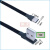 扁平USB弯头转Type-c公充电数据线2.0版本接头弯头左右直角软排线 AMUP-CMUP 0.1m