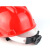 谋福 安全帽  高强度 V型施工工地安全帽 工程/ 领导通用安全帽 红色整箱