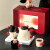 BOMP茶壶新年结婚礼物送新人订婚生日乔迁新居礼盒下午茶具套装 礼盒装-1壶4杯茶具套装(黑色盖) 0ml 1000mL