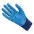 牛郎星劳保手套加厚耐磨胶片手套独立装防滑防割工地作业 NL369蓝（1付）