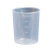 兰诗（LAUTEE）WS5018实验室刻度量杯 塑料小量杯（10个装）测量杯 稀释杯试剂量杯无盖  100ml	