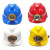 悦常盛安全帽头灯带灯的安全帽LED充电头盔灯矿用防水防汛龙矿夫灯 K600+充电器+加厚透气型 红帽