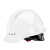 伟光 安全帽 新国标 ABS 工地建筑工程 防砸抗冲击 欧式透气安全头盔 白色 旋钮式调节