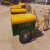 环卫垃圾车保洁车人力脚踩式清运车不锈钢手推 黄绿色款26型1200600500