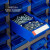 尚留鑫 零件柜工具整理柜钢制物料柜螺丝柜刀具样品收纳柜75抽蓝色小盒