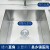清洗池304不锈钢供应室清洗槽污洗方池污物浸泡消毒 直角-2槽平台1.6米长