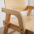 爱必居实木学习椅可调节升降椅学生学习椅书房办公写字椅实木椅子 原木色+实木面（橡胶木）