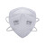 爱途（AT）9502 KN95折叠头带式一次性口罩防尘防雾霾防PM2.5口罩 白色10只装