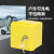 承琉塑料室外86型防水插座盒明装电瓶车充电电源面板带锁防盗电保护箱 黄色塑料款+7孔10A