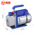 鸣固 旋片式气泵单双级小型真空泵 RS-1单级泵加两手轮双表