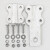 变压器全铝设备接线夹JL-2345681000A铝线夹卡扣端子电力金具 铝接线夹JL-200A(25-35)