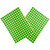 海斯迪克 HK-5137 圆点标签贴纸 不干胶 10mm绿色(2475贴/包)