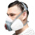 木可西防毒面具硅胶呼吸半面罩农药装修防尘防毒口罩