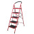奥鹏家用梯子四步梯加厚梯子 家用折叠梯移动楼梯人字梯包邮 AP-9102W 二步红色