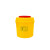 劳保佳 垃圾桶 医疗废物垃圾桶 方形圆形一次性安全利器盒 锐器盒 废弃针头收纳盒 圆形6.5L