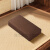 打坐垫蒲团跪拜垫静坐冥想家用加厚折叠布艺椰棕禅垫 咖啡色(单独上垫) 单独平垫(45x23cm)注：不含下垫